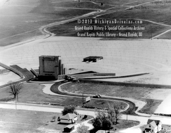 Beltline 3 Drive-In Theatre - From Grand Rapids Library (newer photo)